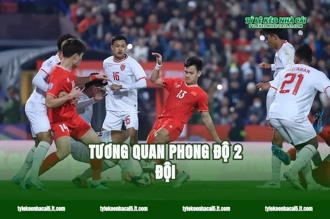 Tương quan phong độ 2 đội