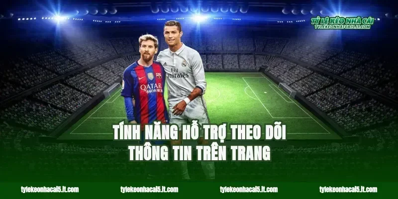 Tính năng hỗ trợ theo dõi thông tin trên trang